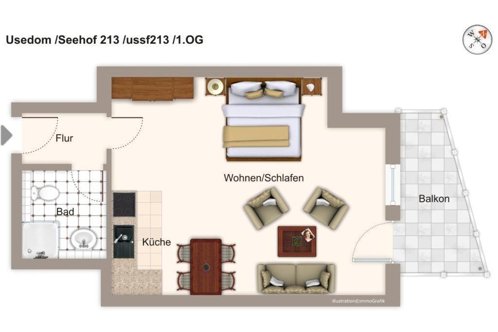 Seehof Seehof 213 Heringsdorf  Exteriér fotografie